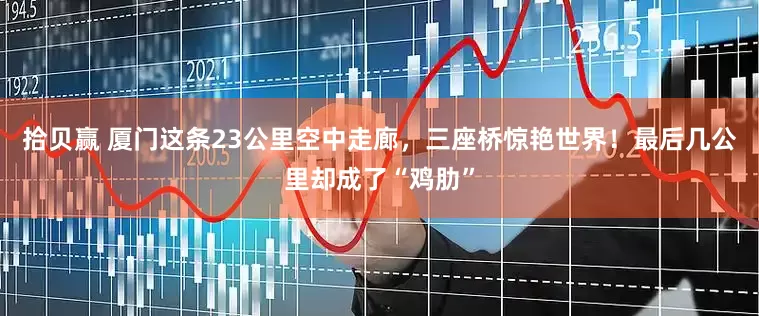 拾贝赢 厦门这条23公里空中走廊，三座桥惊艳世界！最后几公里却成了“鸡肋”